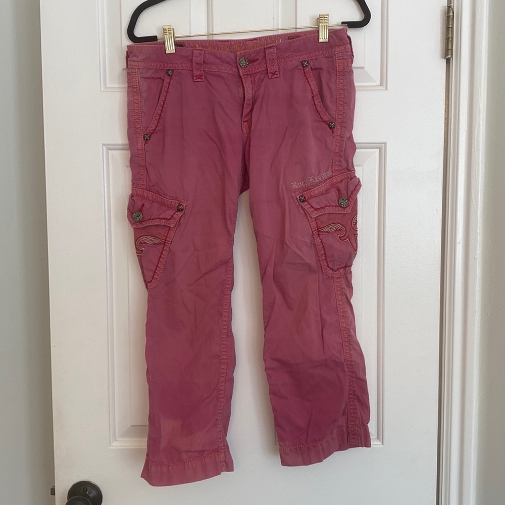 Pink Rock Revival cargo capris